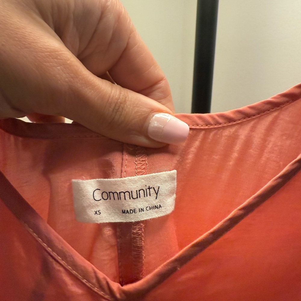 Coral Pink Satin Jumpsuit- Wilfred - community